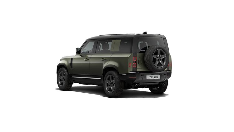 2025 Nowy Land Rover Defender 110 Woolstone Green P425 Petrol V8 X-Dynamic SE