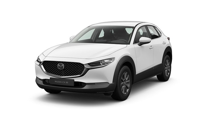 2025 New Mazda CX-30 Arctic White AWD 2.0 M Hybrid e-Skyactiv X  MT Centre-line